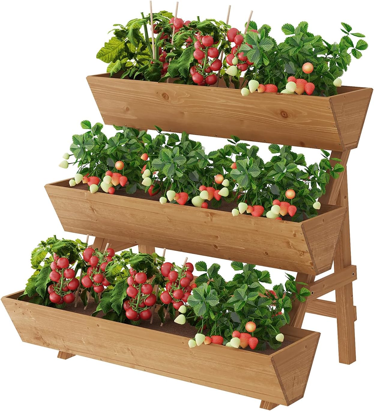 Raised Garden Bed - Ogród na patio i balkon, drewno,