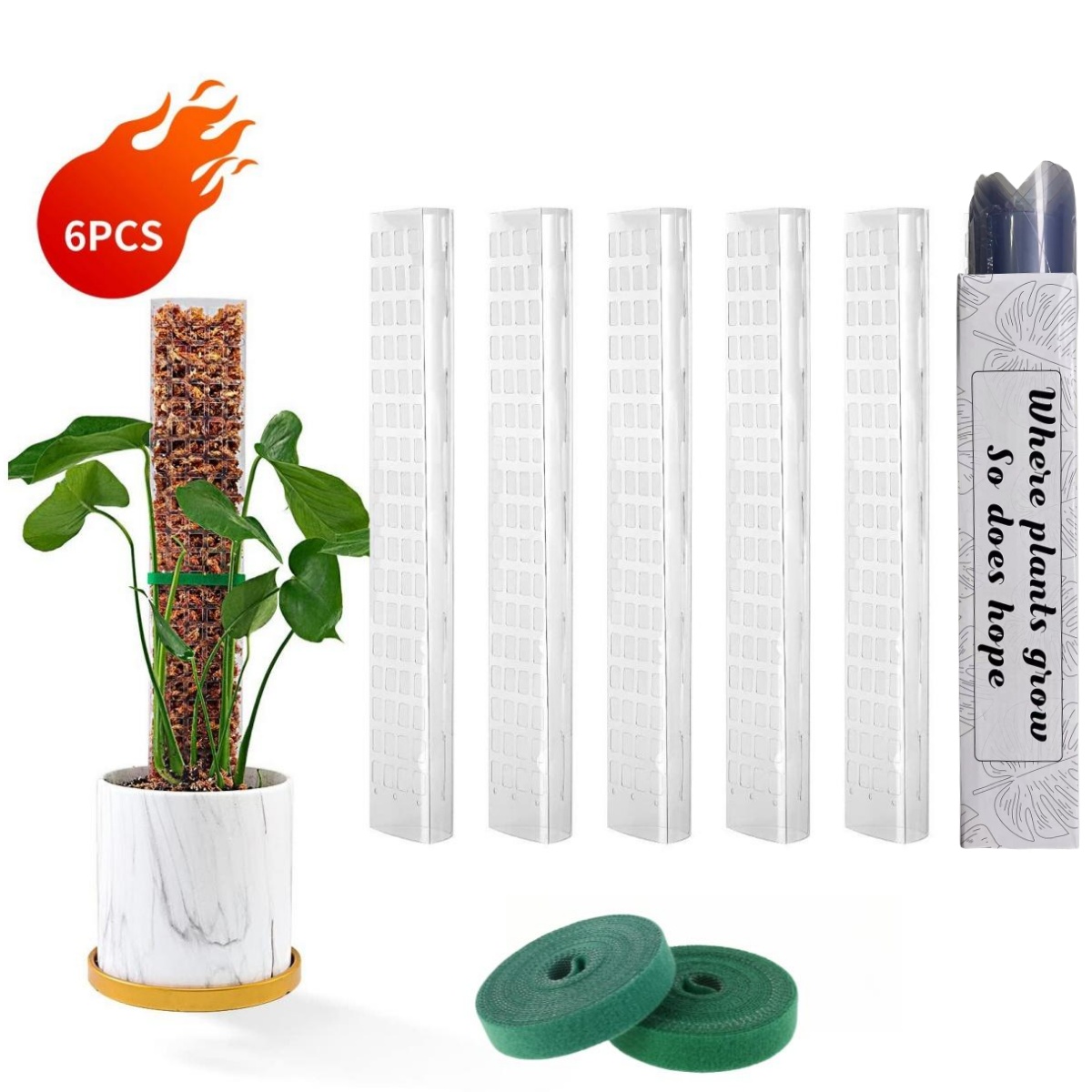 Moss Poles Plants Plant Suppor – Indoor Herb Garden recenzja i cena