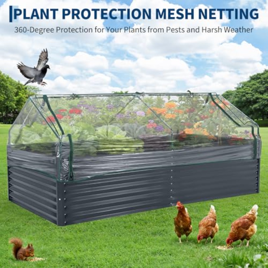 Ogród warzywny na zewnątrz: po – Raised Garden Bed recenzja i cena