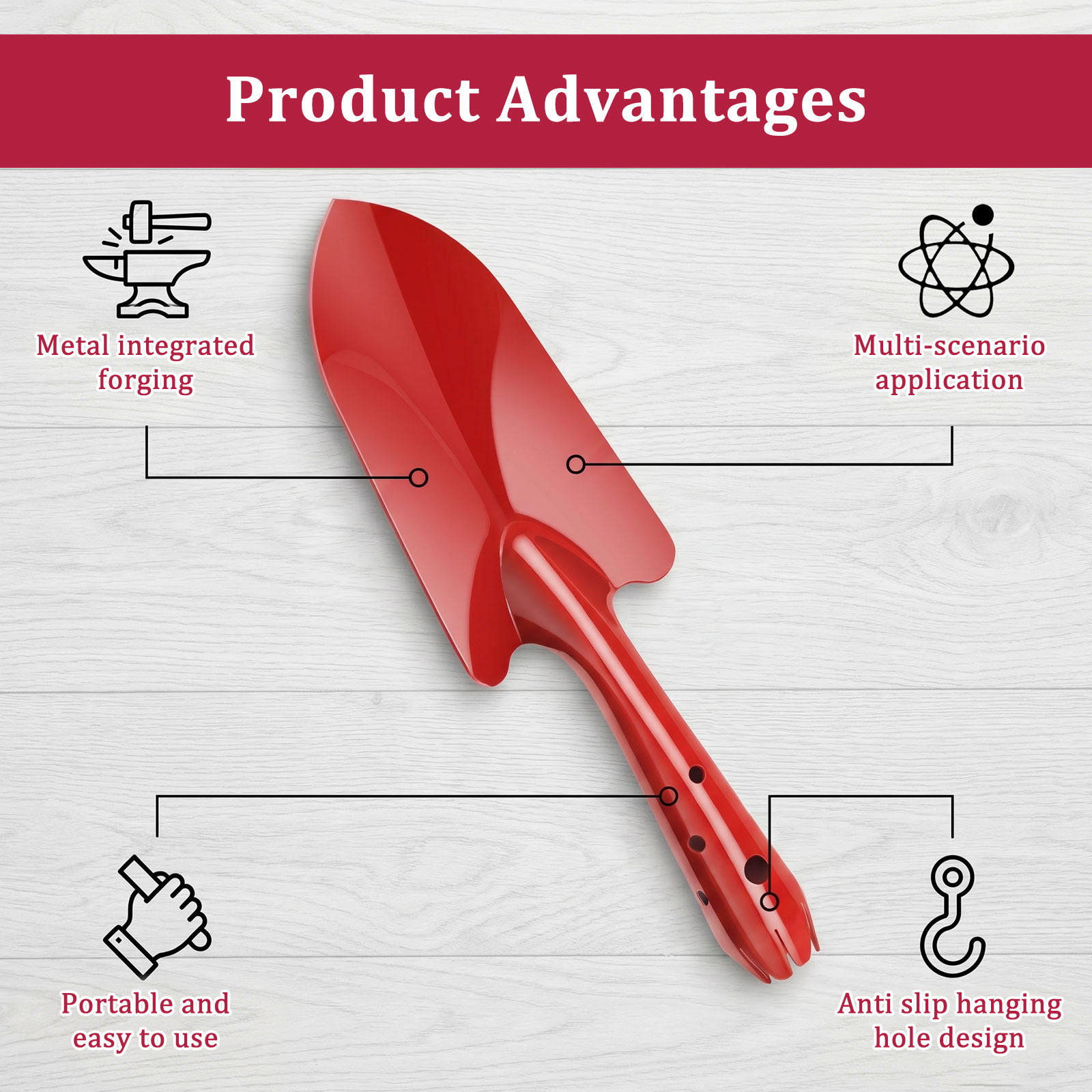 Łopatka ogrodowa odporna na rd – Trowel Garden Tools recenzja i cena