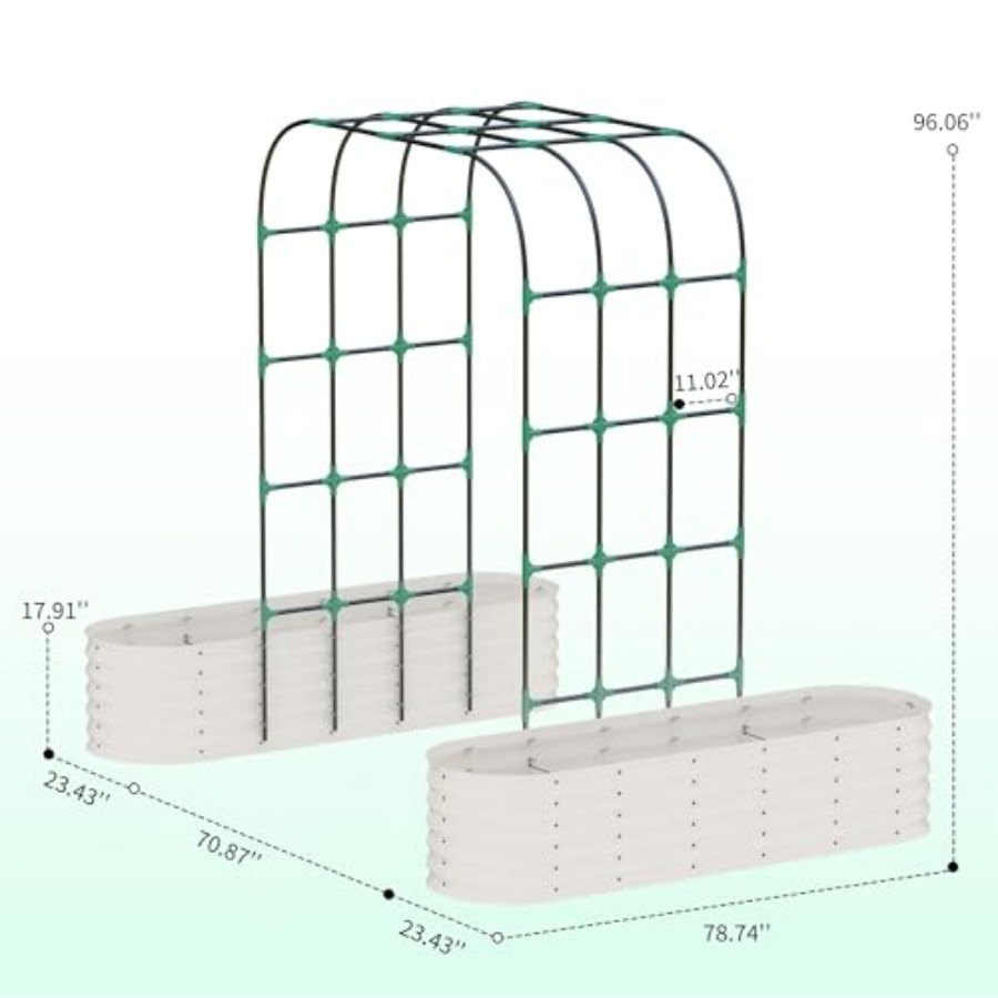 Wysoka, ocynkowana grządka pod – Raised Garden Bed recenzja i cena