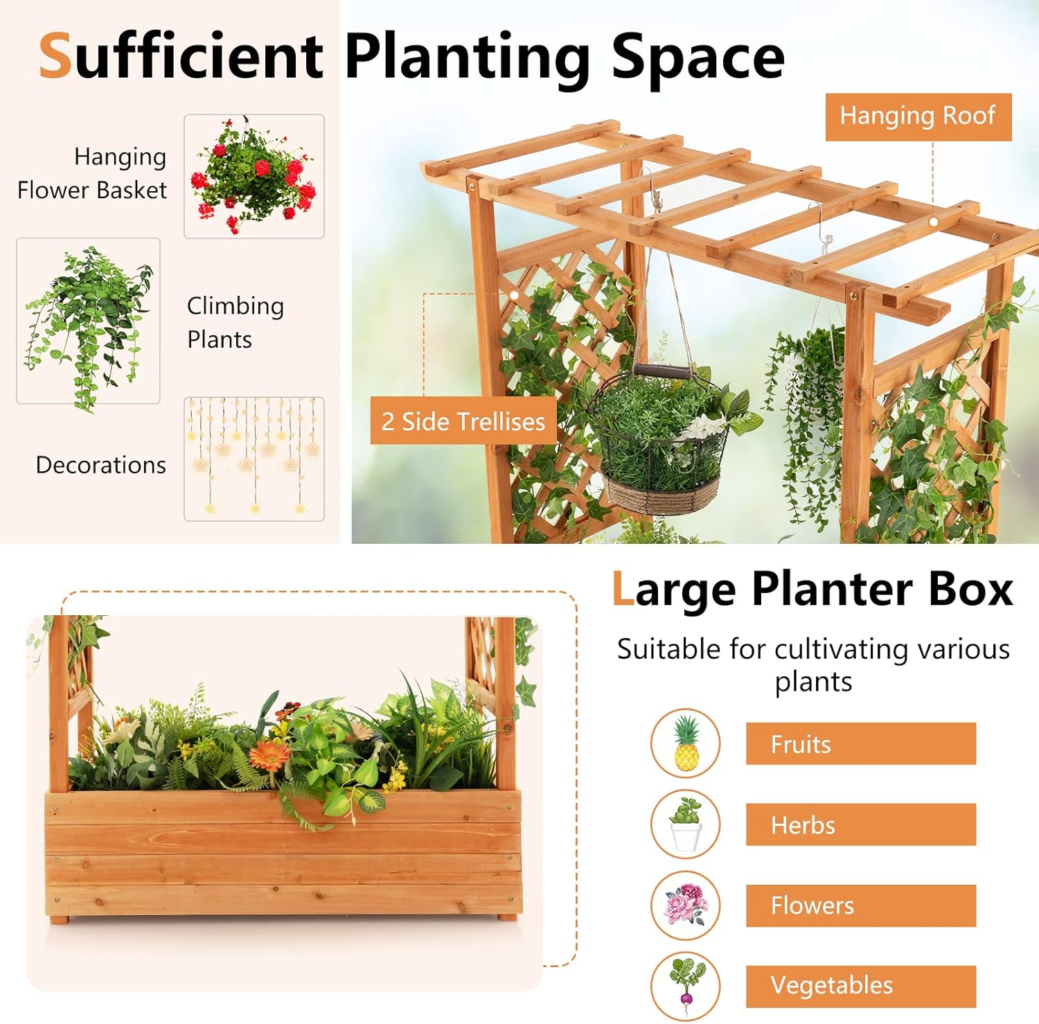Drewniana podwyższona grządka  – Raised Garden Bed recenzja i cena