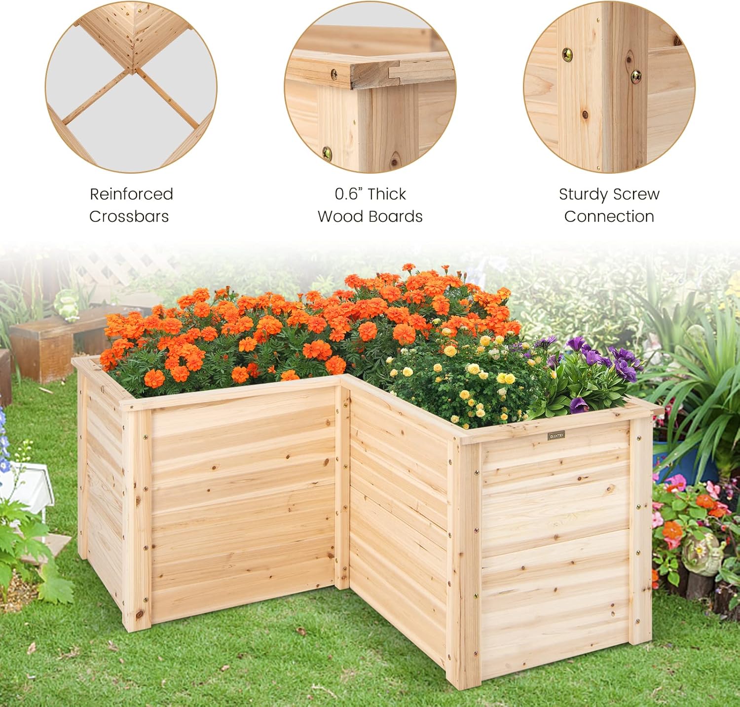 Zewnętrzna podwyższona grządka – Raised Garden Bed recenzja i cena