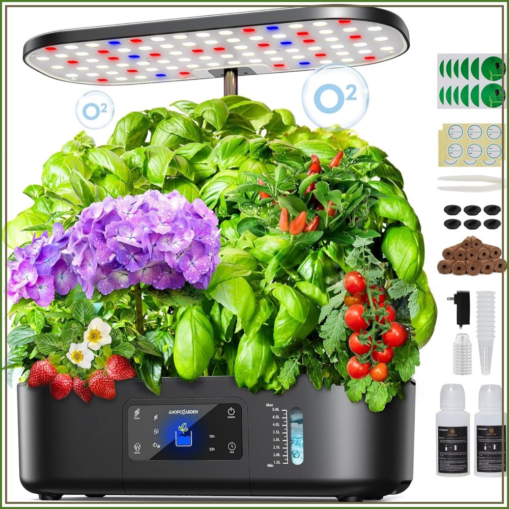 12-pojemnikowy wewnętrzny ogró – Indoor Herb Garden recenzja i cena