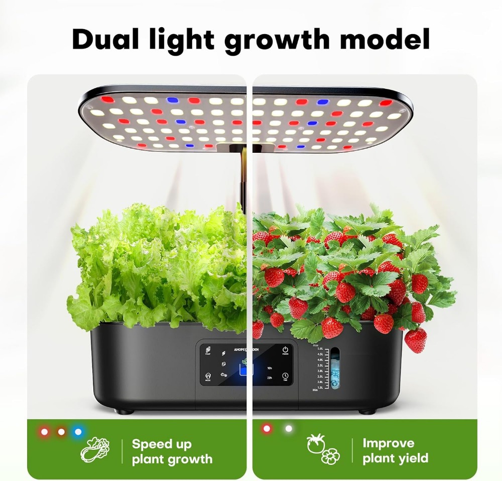 12-pojemnikowy wewnętrzny ogró – Indoor Herb Garden recenzja i cena