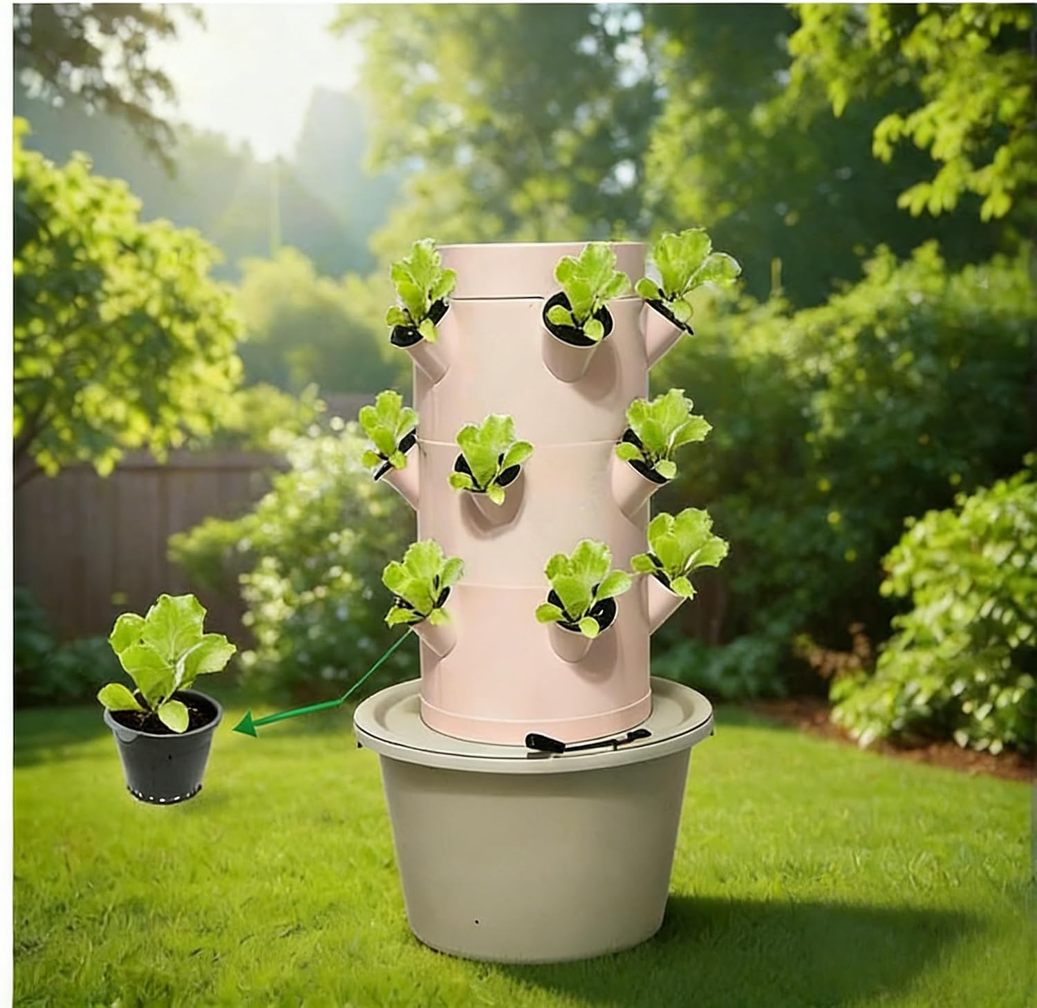 Pionowy system hydroponiczny d – Hydroponic Kit recenzja i cena