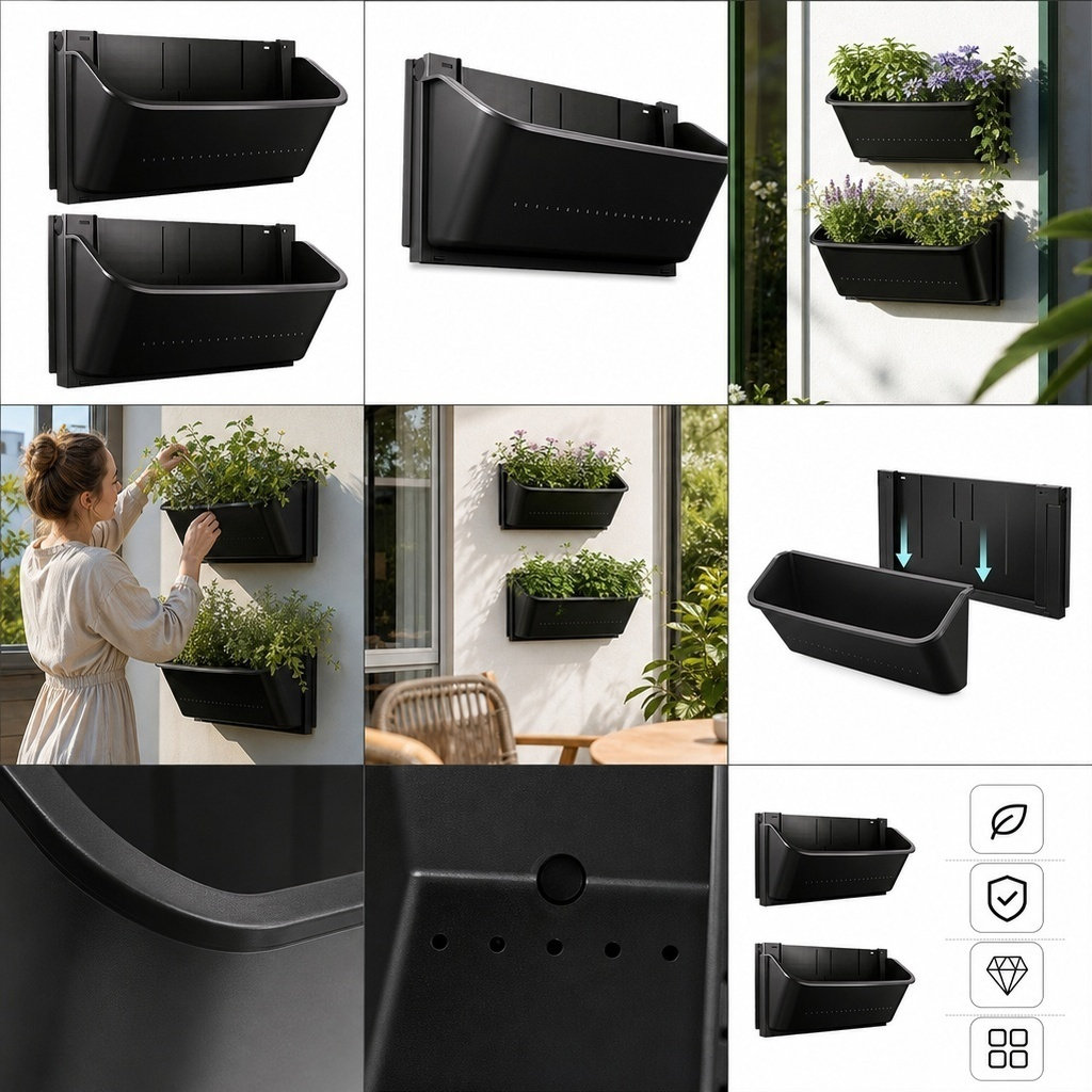 2 sztuki – doniczki do montażu – Vertical Planter recenzja i cena